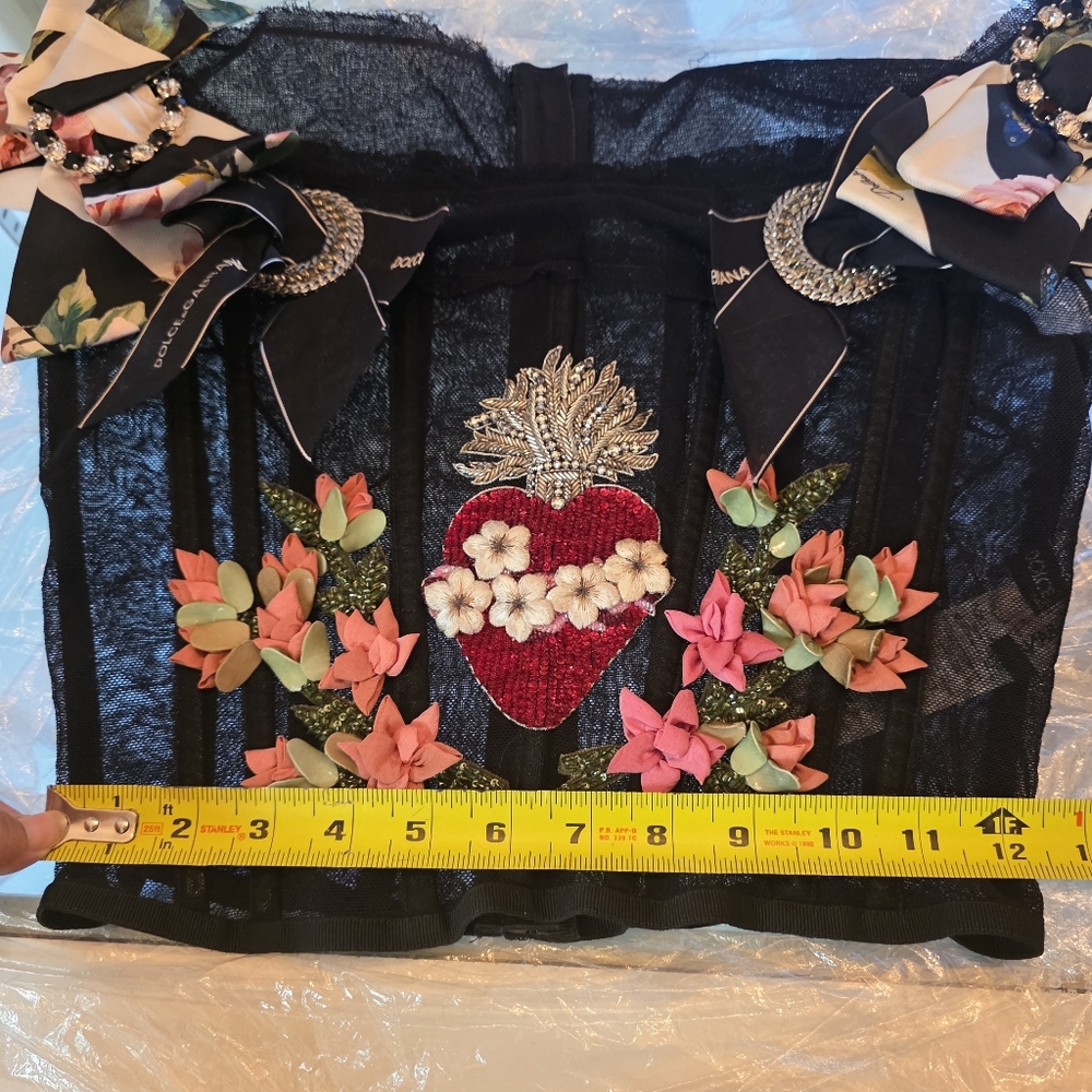 Dolce & Gabbana Sacred Heart Bustier Top - Picture 17 of 17